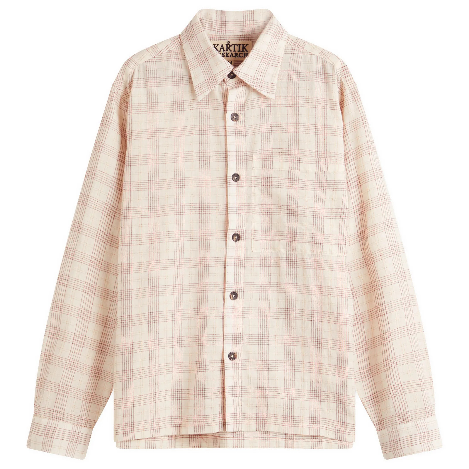 Kartik Research Zari Woven Stripe Shirt | END. Clothing