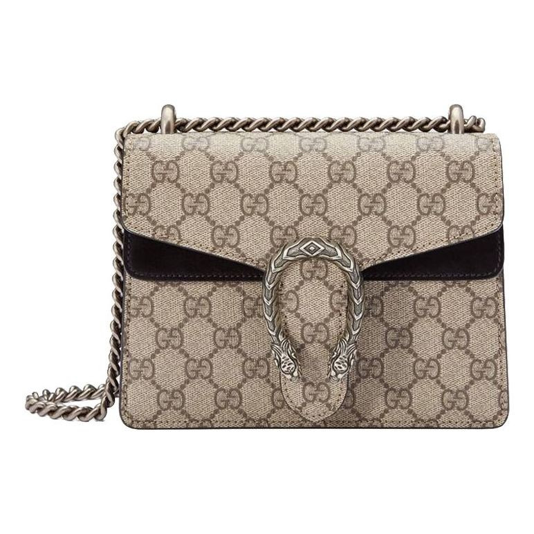 (WMNS) Gucci Dionysus GG Supreme Mini Bag 'Beige Ebony' 421970-KHNRN-9769 | KICKS CREW