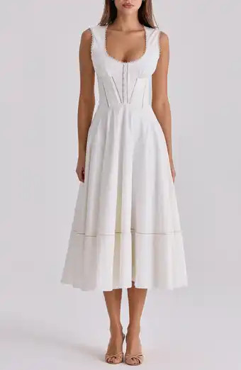 Phoebe Stretch Cotton Broderie Dress (Women) | Nordstrom | Nordstrom