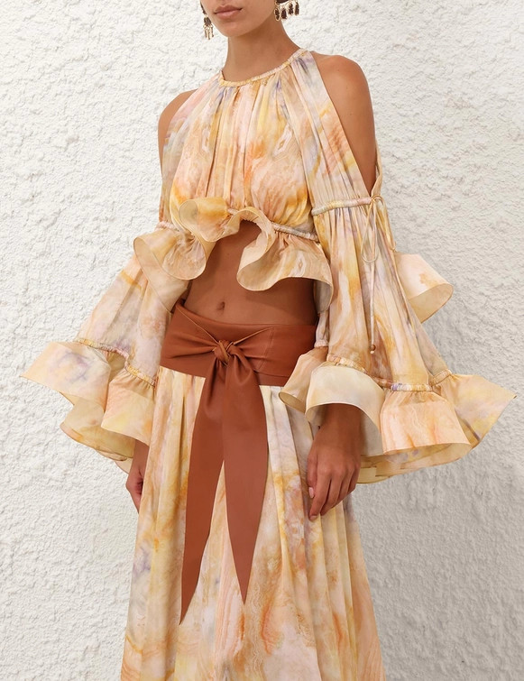 Balance Flounce Blouse | ZIMMERMANN (US, CA, EU, MENA)