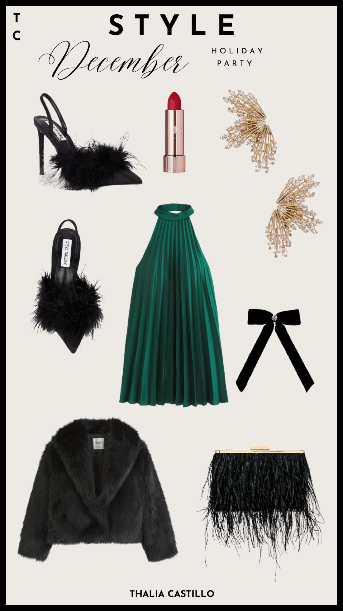 Who isn't ready to dazzle at a holiday party? 🎉 Slip into this fabulous green mini dress and let's bring on the festive vibes! ✨ Amp up the glam with sparkly accessories and mix textures for a look that's both feel-good and expressive. 💃🌟 #HolidayPartyReady #FestiveFashionFun

#LTKHoliday #LTKSeasonal #LTKstyletip