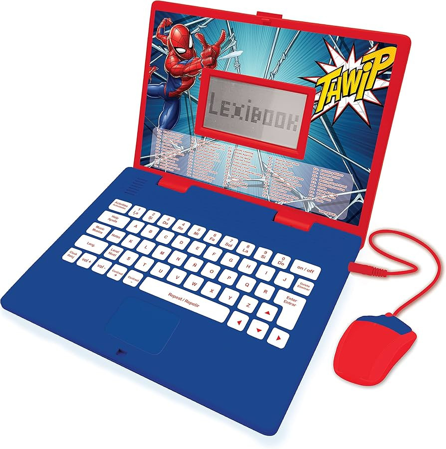 LEXiBOOK Spider-Man - Educational and Bilingual Laptop Spanish/English - Toy for Child Kid (Boys ... | Amazon (US)