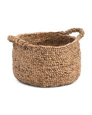 Small Braided Water Hyacinth Round Basket | Home | T.J.Maxx | TJ Maxx