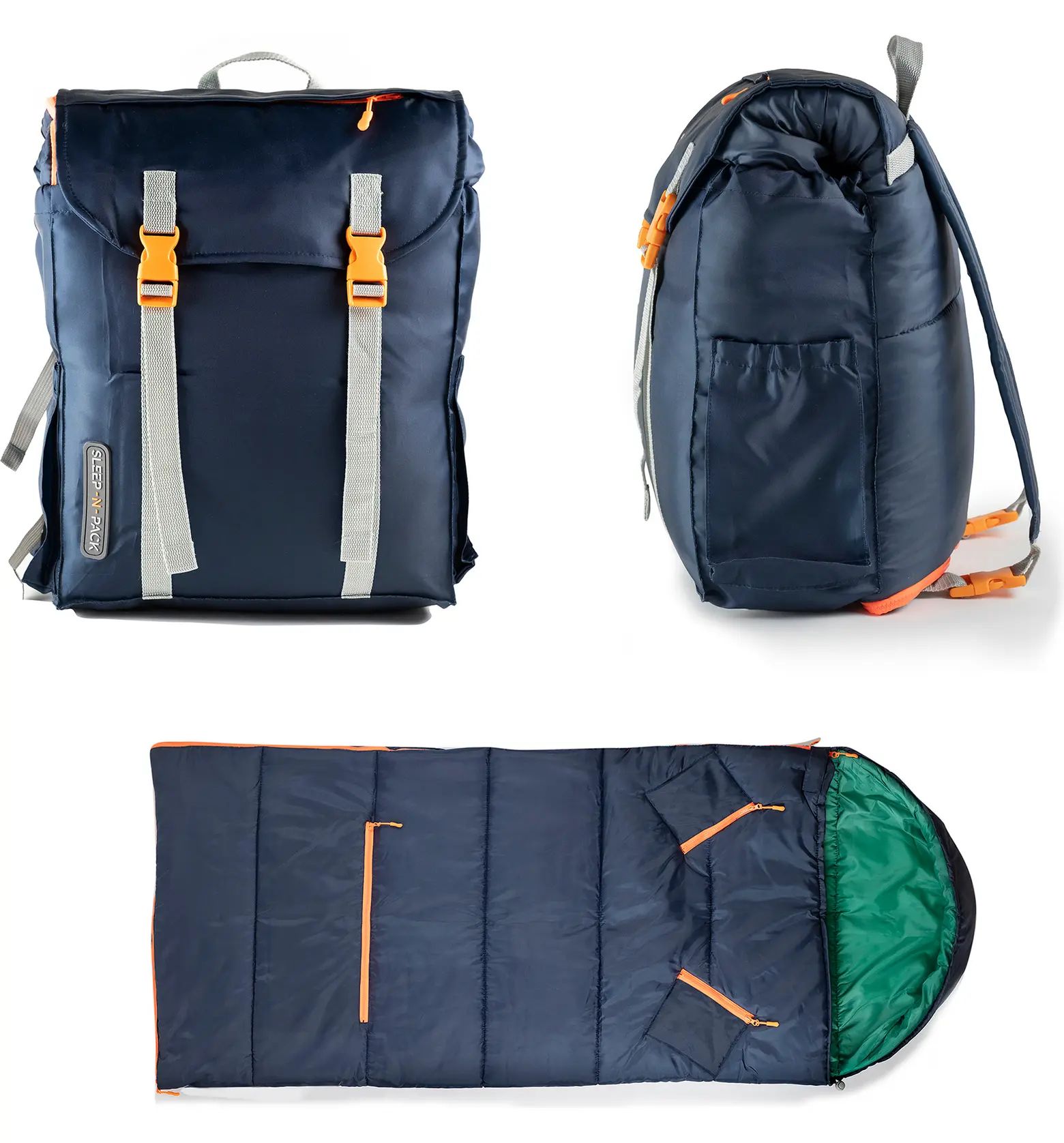 mimish Kids' Sleep-n-Pack Water Repellent Sleeping Bag Backpack | Nordstrom | Nordstrom
