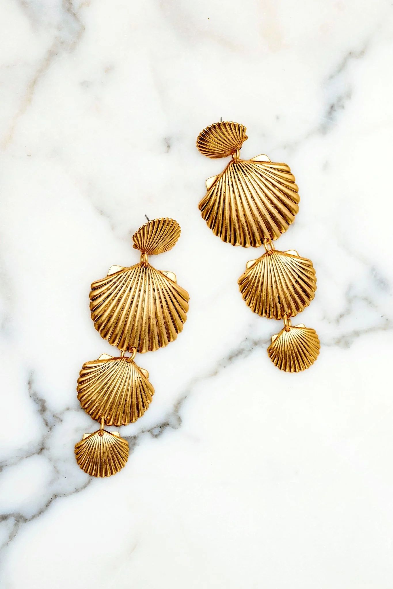 Shellace Earrings | Elizabeth Cole Jewelry