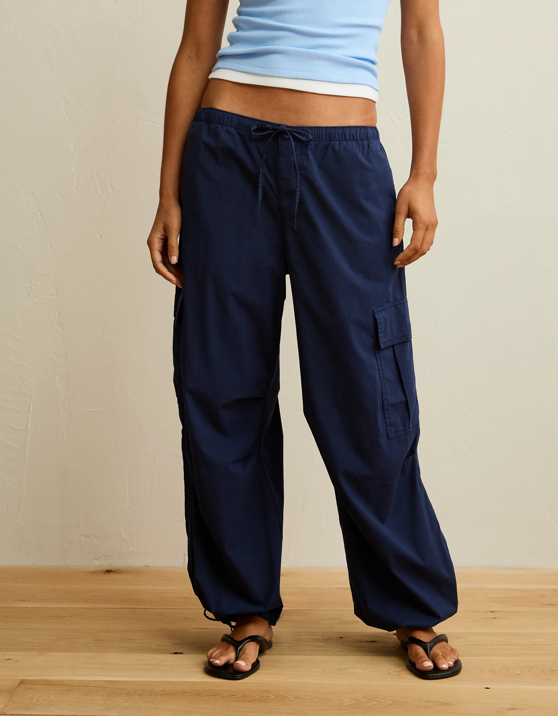 Member Love Deal New AE Low-Rise Baggy Cargo Parachute Pant New colors added! | American Eagle Outfitters (US & CA)