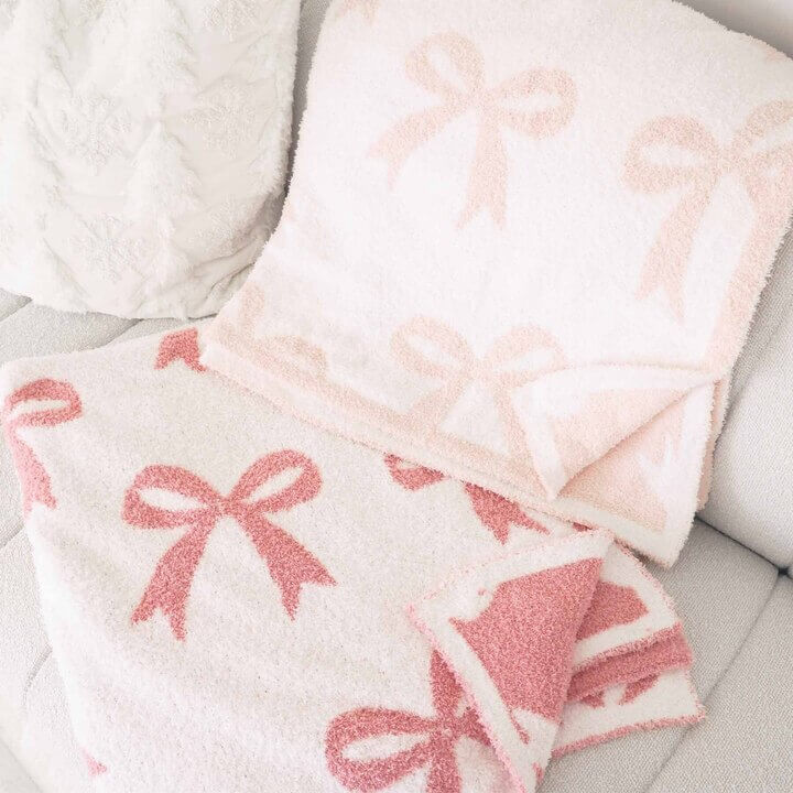 CuddleLane™ Luxe Blankets | Bows* | Caden Lane