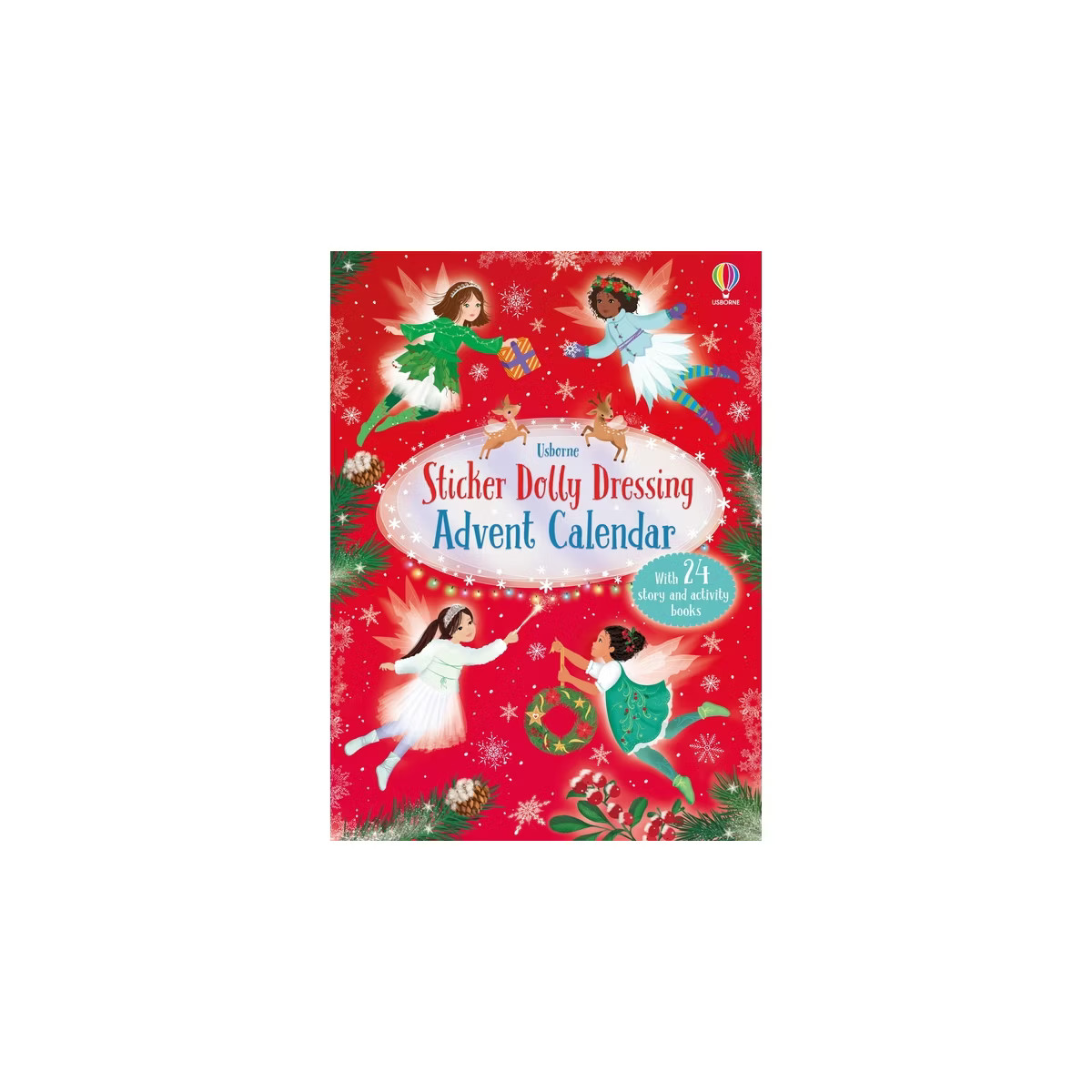Sticker Dolly Dressing Advent Calendar - by  Fiona Watt & Zanna Davidson (Hardcover) | Target