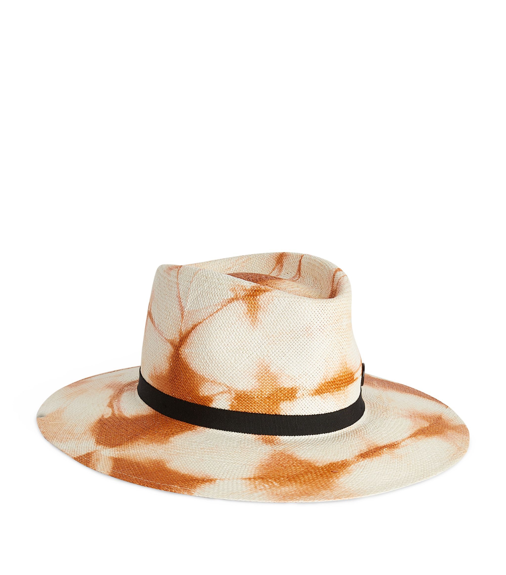 Tie-Dye Straw Charles Trilby Hat | Harrods