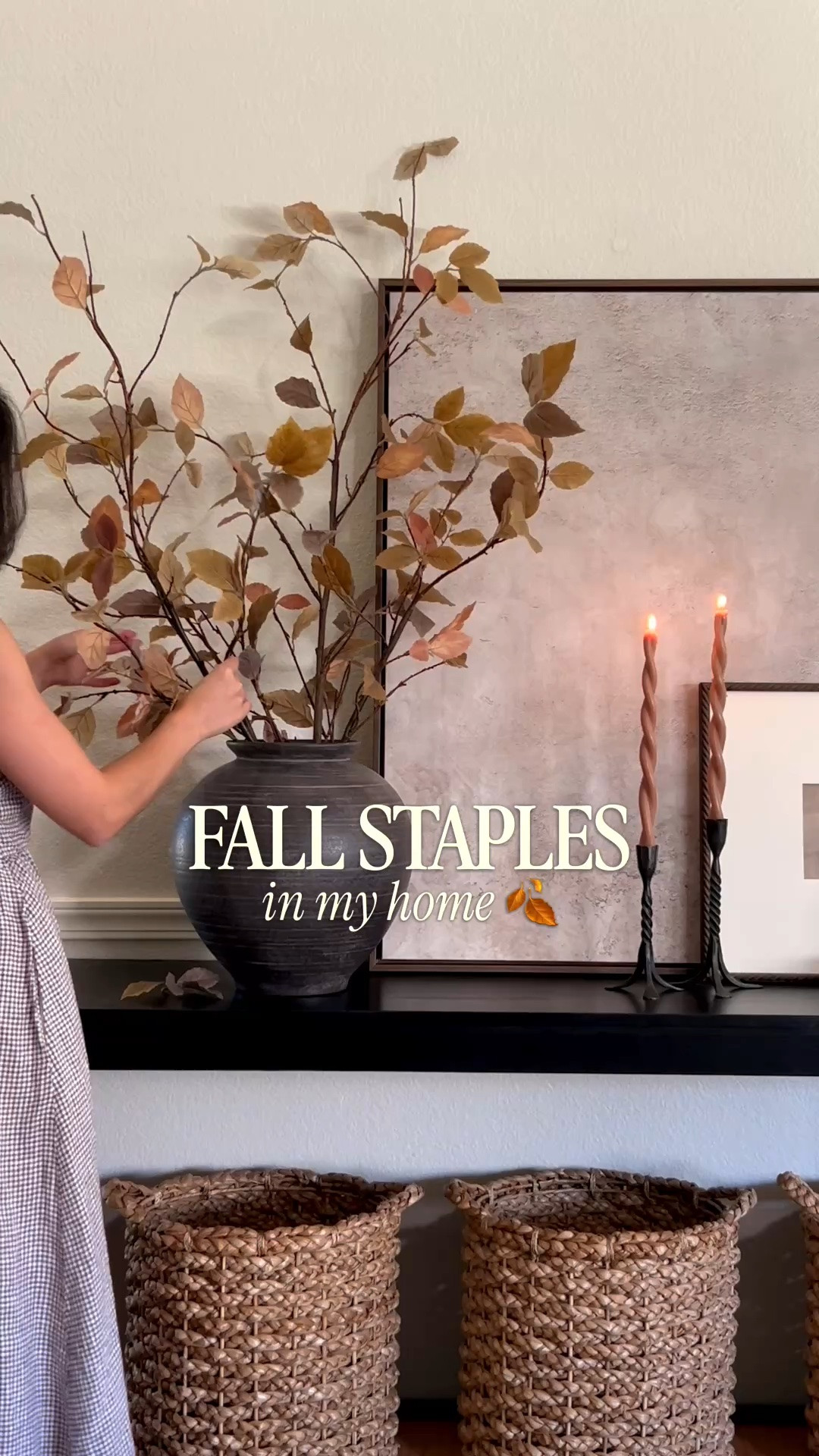 Fall staples in my home 🍂