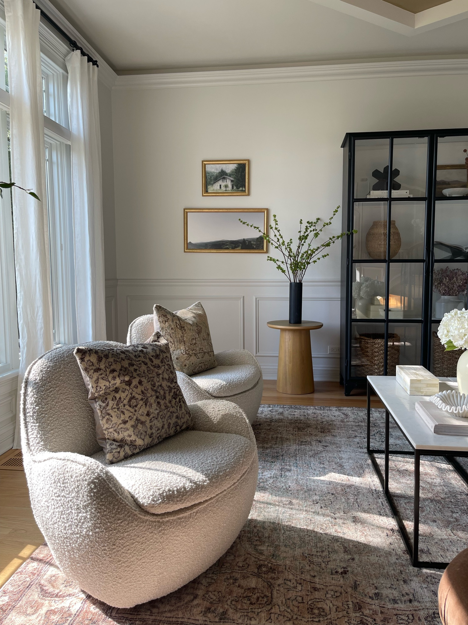 My swivel chairs are an Amazon find and so good! Perfect for smaller spaces! I love the texture on  them.

My frames are from Frame It Easy, custom printed personal photos & framed. 

Follow @mrs.vesnatanasic on Instagram for daily home decor, interior design, styling & daily inspiration weekend sale, studio mcgee x target new arrivals, coming soon, new collection, fall collection, spring decor, console table, bedroom furniture, dining chair, counter stools, end table, side table, nightstands, framed art, art, wall decor, rugs, area rugs, target finds, target deal days, outdoor decor, patio, porch decor, sale alert, dyson cordless vac, cordless vacuum cleaner, tj maxx, loloi, cane furniture, cane chair, pillows, throw pillow, arch mirror, gold mirror, brass mirror, vanity, lamps, world market, weekend sales, opalhouse, target, jungalow, boho, wayfair finds, sofa, couch, dining room, high end look for less, kirkland’s, cane, wicker, rattan, coastal, lamp, high end look for less, studio mcgee, mcgee and co, target, world market, sofas, couch, living room, bedroom, bedroom styling, loveseat, bench, magnolia, joanna gaines, pillows, pb, pottery barn, nightstand, cane furniture, throw blanket, console table, target, joanna gaines, hearth & hand, arch, cabinet, lamp, cane cabinet, amazon home, world market, arch cabinet, black cabinet, crate & barrel, pottery barn, mcgee & co, entryway, foyer, rug, wood table, sale alert, pedestal table, round table, floor lamp, chair, amazon, amazon home, rug, vintage turkish pillow, vintage pillow, kilim, vase, 

#LTKFind #LTKhome #LTKsalealert