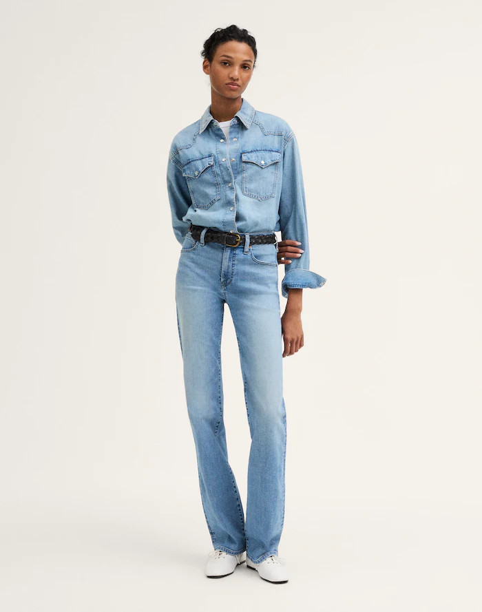 The Straight Jean in Super Stretch Denim | Madewell