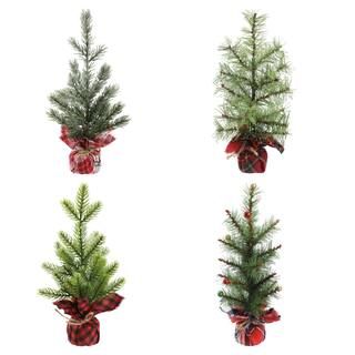 Assorted 12" Mini Tartan Artificial Christmas Tree by Ashland® | Michaels Stores