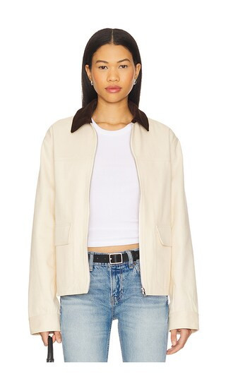 Lovers and Friends Sarah Jacket in Beige. - size L | Revolve Clothing (Global)