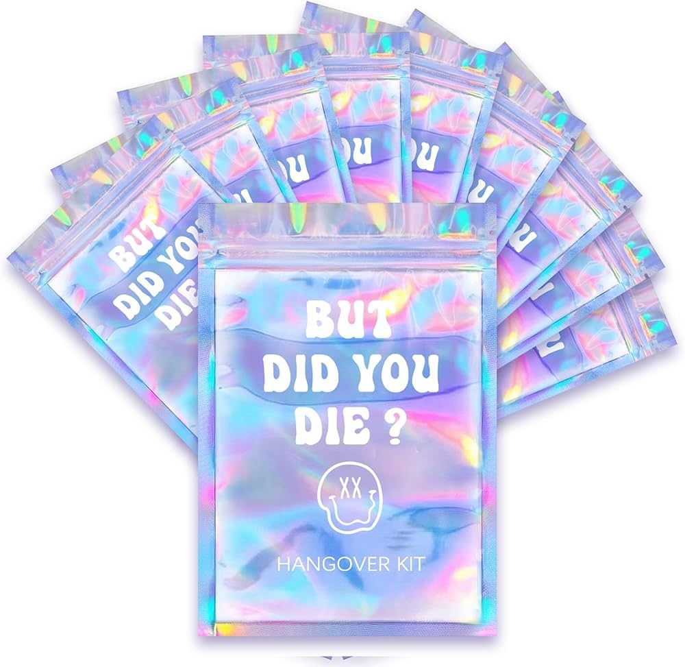 HOUSE OF PARTY Hangover kits (5"x7", BUT DID YOU DIE) | Amazon (US)