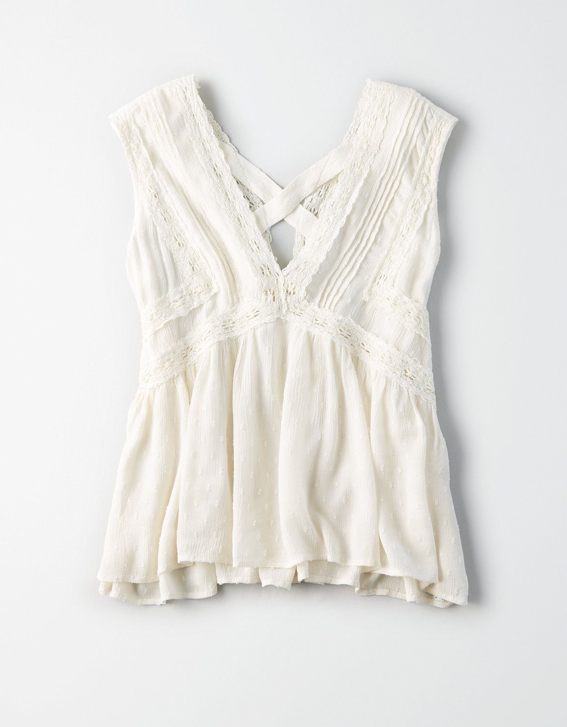 AE Lace Shell Tank Top | American Eagle Outfitters (US & CA)