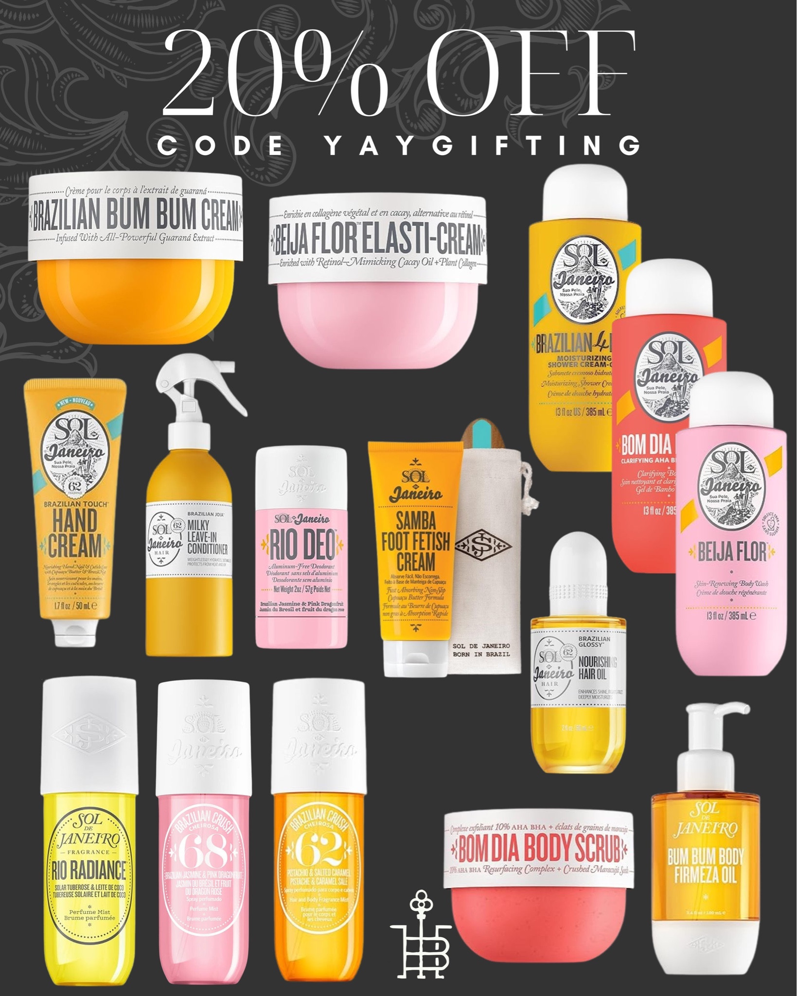 20% off Sol De Janeiro with code YAYGIFTING 



gift guide, gifts for her, stocking stuffer, beauty gift, bum bum cream, sol de janeiro perfume, Christmas gift

#LTKbeauty #LTKGiftGuide #LTKsalealert
