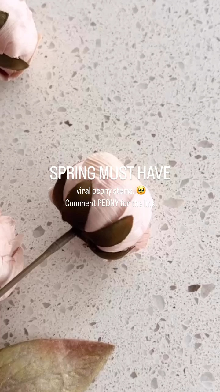 These peony stems are perfect staple for your spring decor and are absolutely gorgeous.🥹 @michaelsstores did not disappoint! 

✨They are currently 20% off, so snag them before they sell out! I grabbed 5 tan ones, though they are more of a pinkish tan. They also have cream available as well. Hope you love them just as much as I do! 

.
#HomeDecor #DecorInspo #SpringDecor #MichaelsFinds #aesthetic #Peonies #PeonyBlooms #FloralStems #ViralFinds #MustHaves #seasonaldecor #ltk #ltkhome #michaelsfind