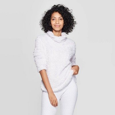 Women's Cozy Sherpa Lounge Sweatshirt - Stars Above™ | Target
