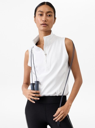 Unstoppable 1/2 Zip Cropped Vest | Athleta