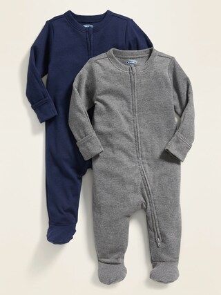 Unisex Sleep & Play One-Piece 2-Pack for Baby | Old Navy (US)