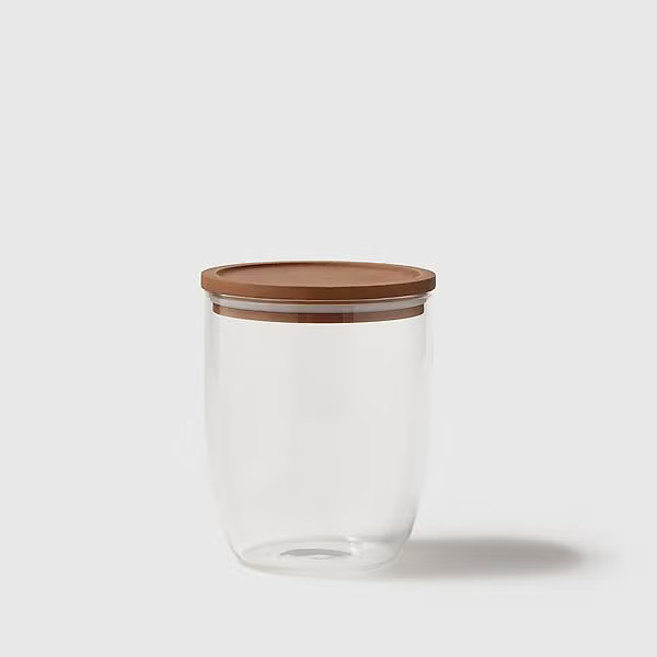 Marie Kondo Medium Modular Glass Canister Clear | The Container Store
