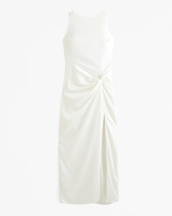 Women's Draped Skirt Maxi Dress | Women's Dresses & Jumpsuits | Abercrombie.com | Abercrombie & Fitch (US)
