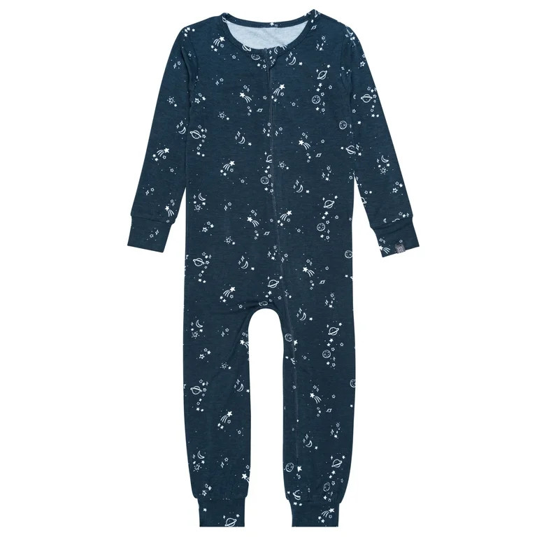 Modern Moments by Gerber Toddler Neutral Super Soft One-Piece Pajama, Sizes 12M-5T | Walmart (US)