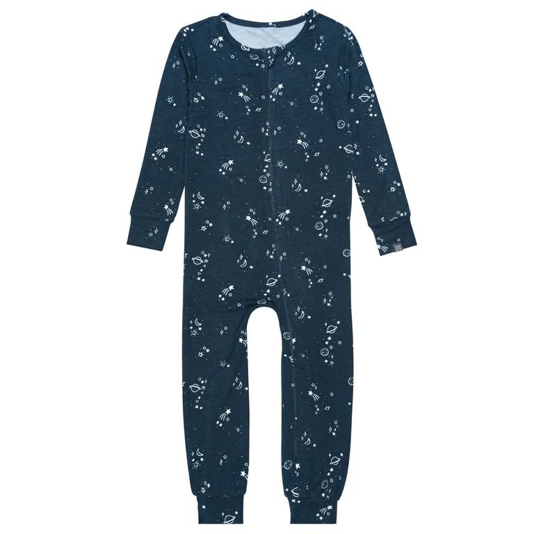 Modern Moments by Gerber Toddler Neutral Super Soft One-Piece Pajama, Sizes 12M-5T | Walmart (US)