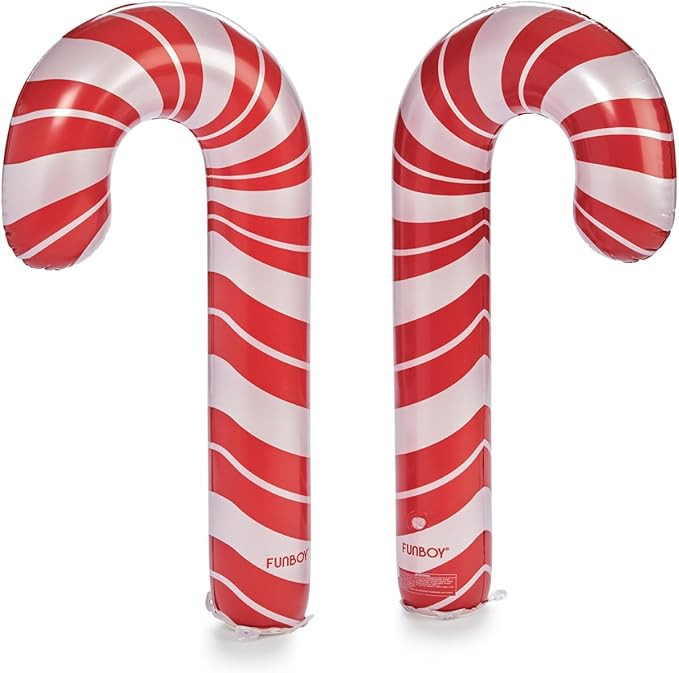 FUNBOY Oversized Inflatable Light-up Holiday Candy Canes with Remote-Control LED Lights (Set of 2... | Amazon (US)