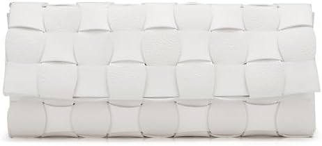 CHUNLI Woven Evening Clutch Purses for Women, PU Crossbody Shoulder Purse Handbag for Evening, Fo... | Amazon (US)