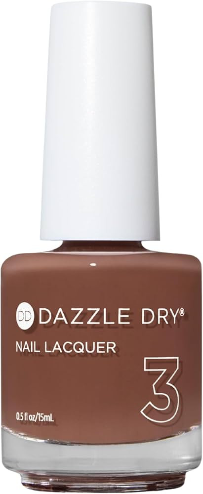 Dazzle Dry Nail Lacquer (Step 3) - Toffee Crunch - A sheer warm mocha. Jelly. Sheer. (0.5 fl oz) | Amazon (US)