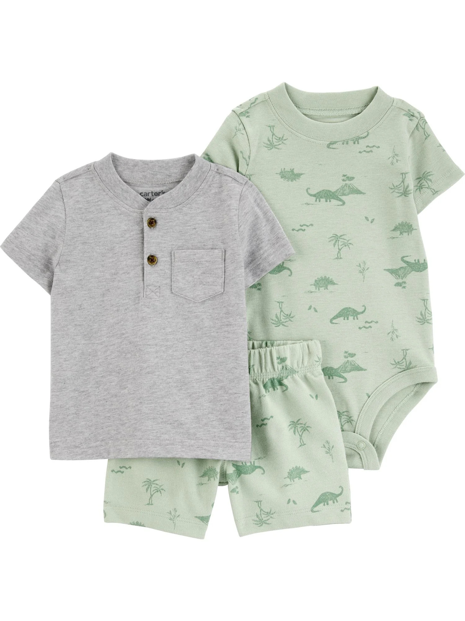 Carter's Child of Mine Baby Boy Outfit Set, 3-Piece, Sizes 0/3-24 Months - Walmart.com | Walmart (US)