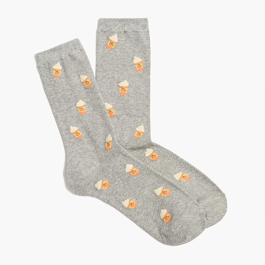 Pumpkin latte trouser socks | J.Crew Factory