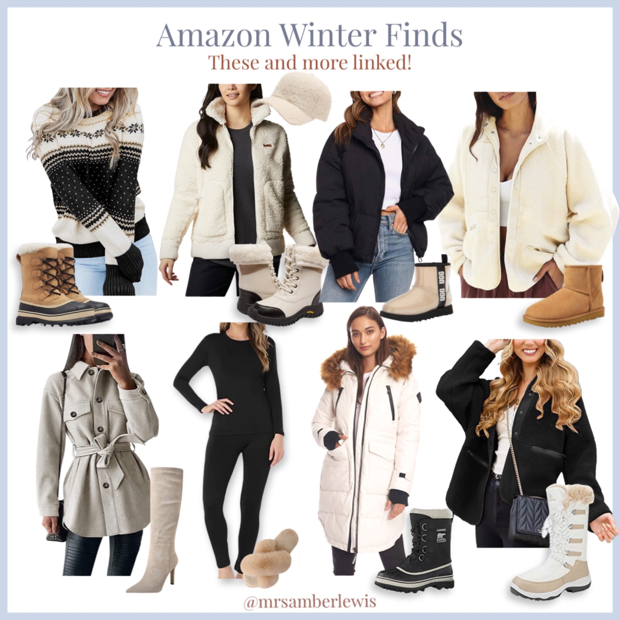 Cozy Amazon finds to keep you warm this winter! ❄️ MORE COMING!! 

#LTKSeasonal #LTKshoecrush #LTKHoliday