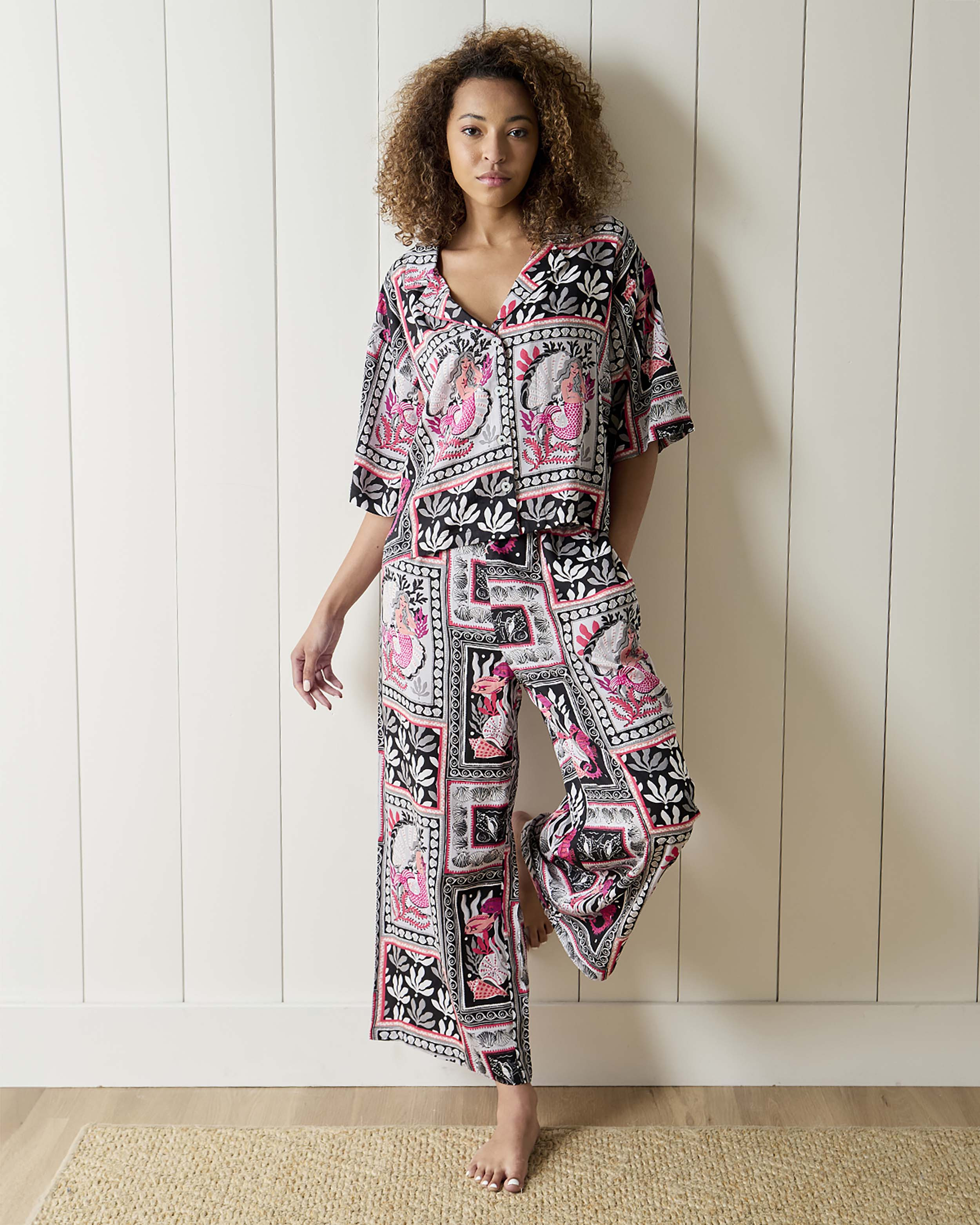Tidal Tapestry - Satin Wildest Dreams Set - Graphite | Printfresh