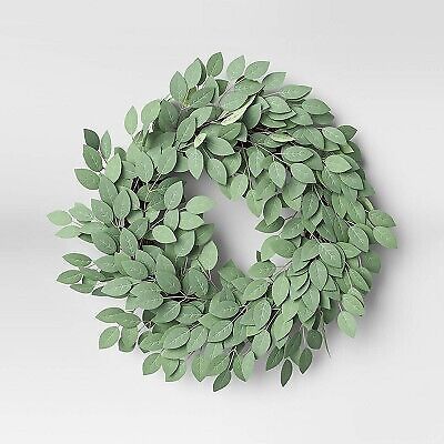 Leaf Wreath Green - Threshold  | eBay | eBay US