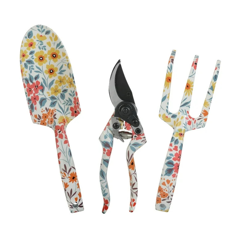 Expert Gardener 3-Piece Pattern Hand Garden Tool Set | Walmart (US)
