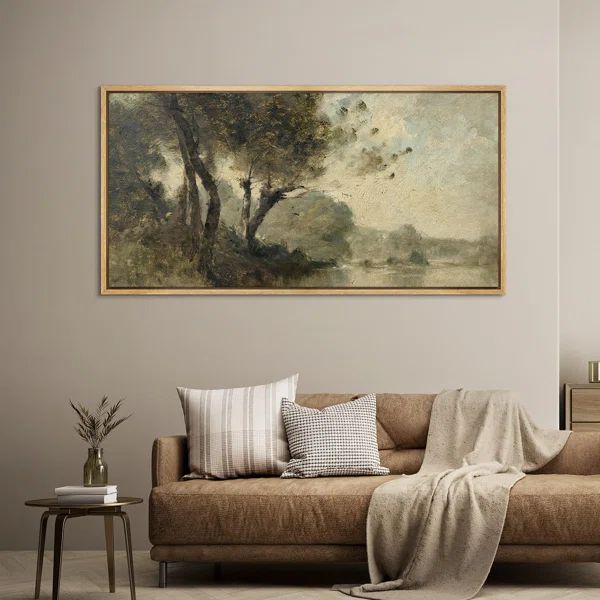 Rustic Countryside " Misty Forest Pathway Atmospheric Landscape Antique Retro Fine Art Illustrati... | Wayfair North America