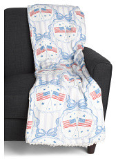 Americana Bow Throw | TJ Maxx