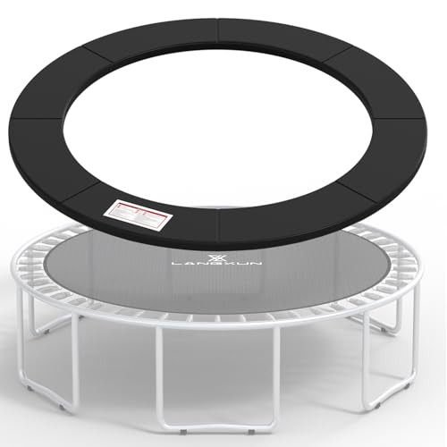 LANGXUN Universal Trampoline Repalcement Safety Pad, 8ft 10ft 12ft 14ft 15ft 16ft Waterproof Surr... | Amazon (US)