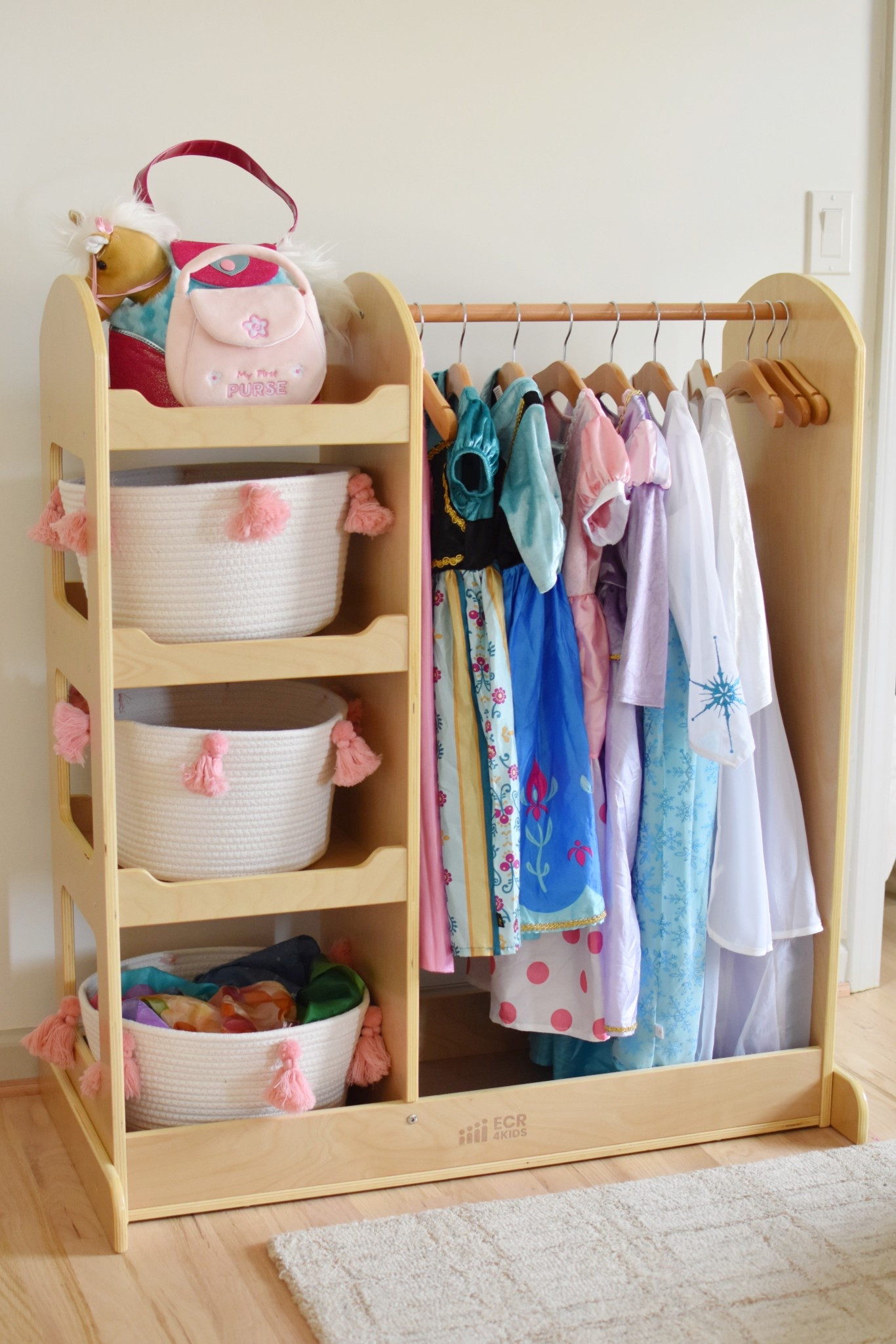 My daughters have accumulated quite the collection of dress up items over the last few months, so for their birthdays we got them a dress up center that’s already getting so much use! I love that it keeps dresses off the floor or from being balled up in a basket under the bed. Perfect for toddlers and elementary aged kids!

#LTKmomlife #LTKKids #LTKdayinmylife