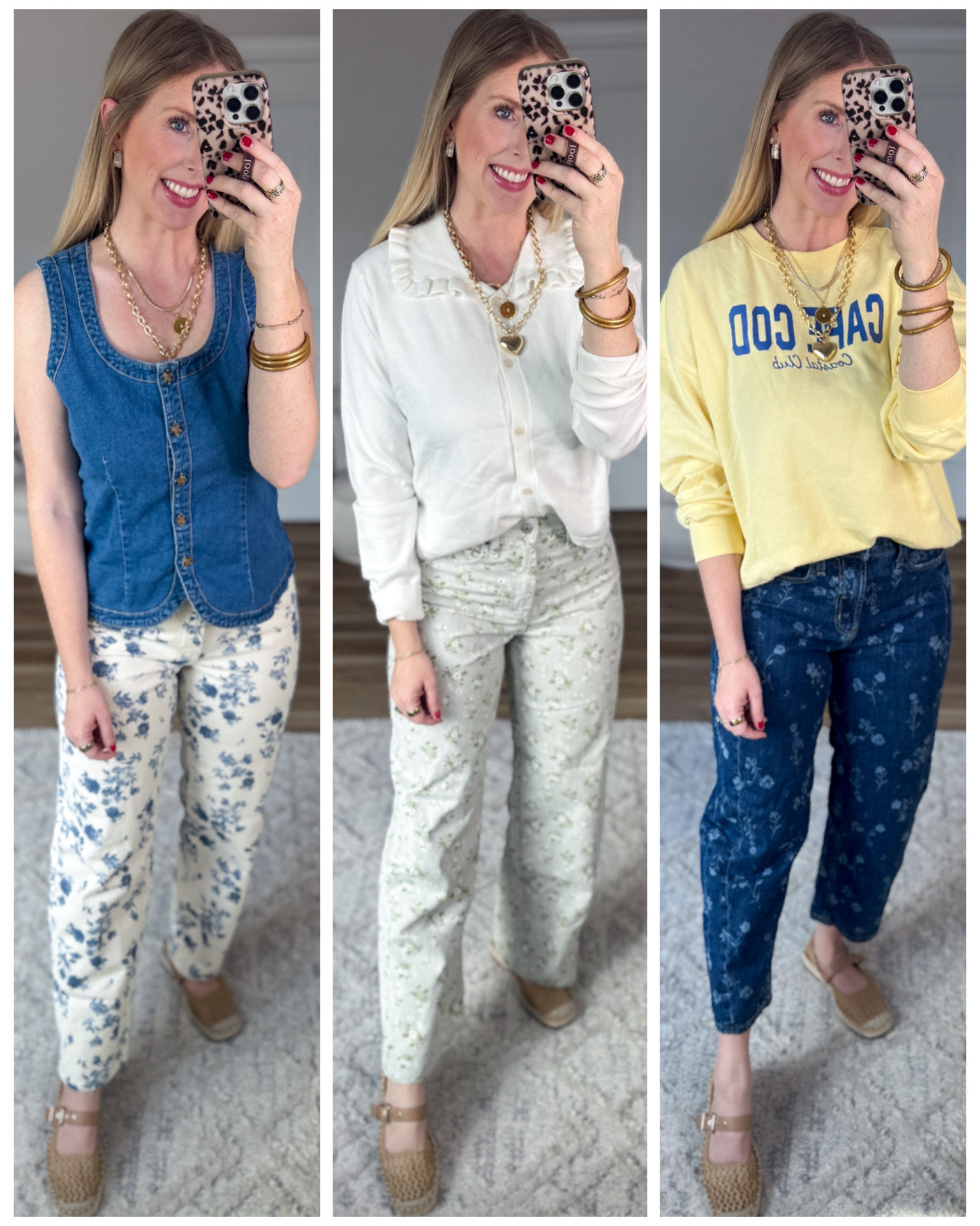 Daily try on, old navy outfit, old navy try on, floral jeans 

#LTKSaleAlert #LTKootd #LTKmomlife