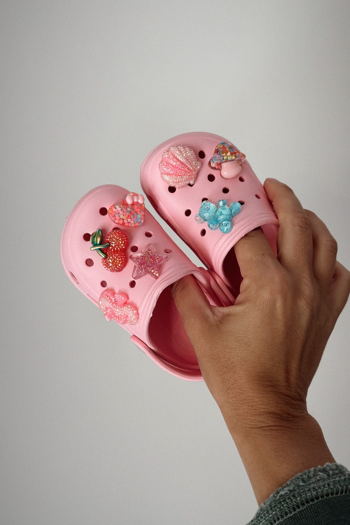 obsessed with baby crocs 🩷🧸⭐️🐚🍒 
#crocs #croccharms #charms #jibbitz #amazon #amazonfashion #amazonstyle #babyshoes #baby #babygirl 

#LTKKids #LTKBaby #LTKShoeCrush