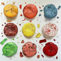 Abstraction de macarons VIII (Macaroons' abstraction VIII) Painting