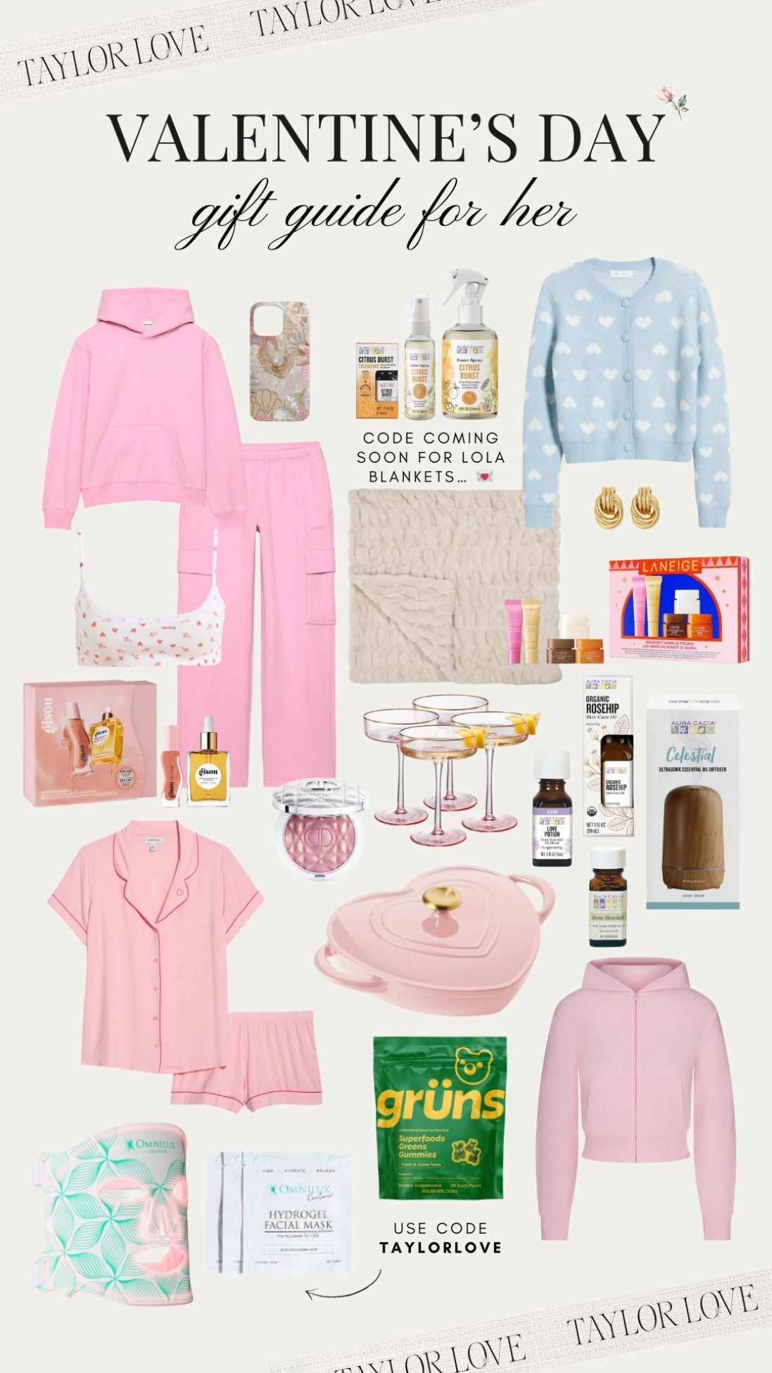 Valentine’s Day gift ideas for your bff, mom, sister, or even yourself! 🤍✨

Lola Blankets code coming soon...

#LTKValentine #LTKSeasonal