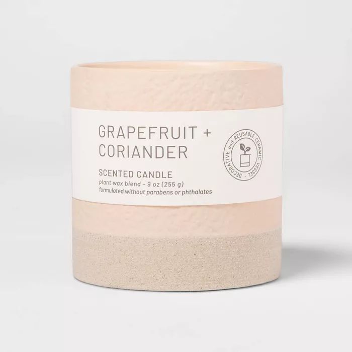 Wellness Ceramic Candle Grapefruit and Coriander - Project 62™ | Target