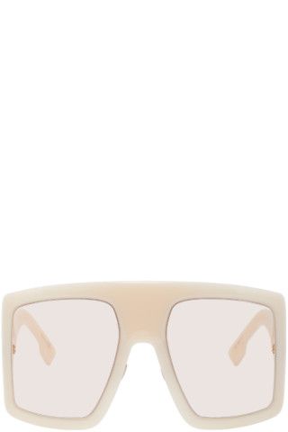 Beige DiorSoLight1 Sunglasses | SSENSE