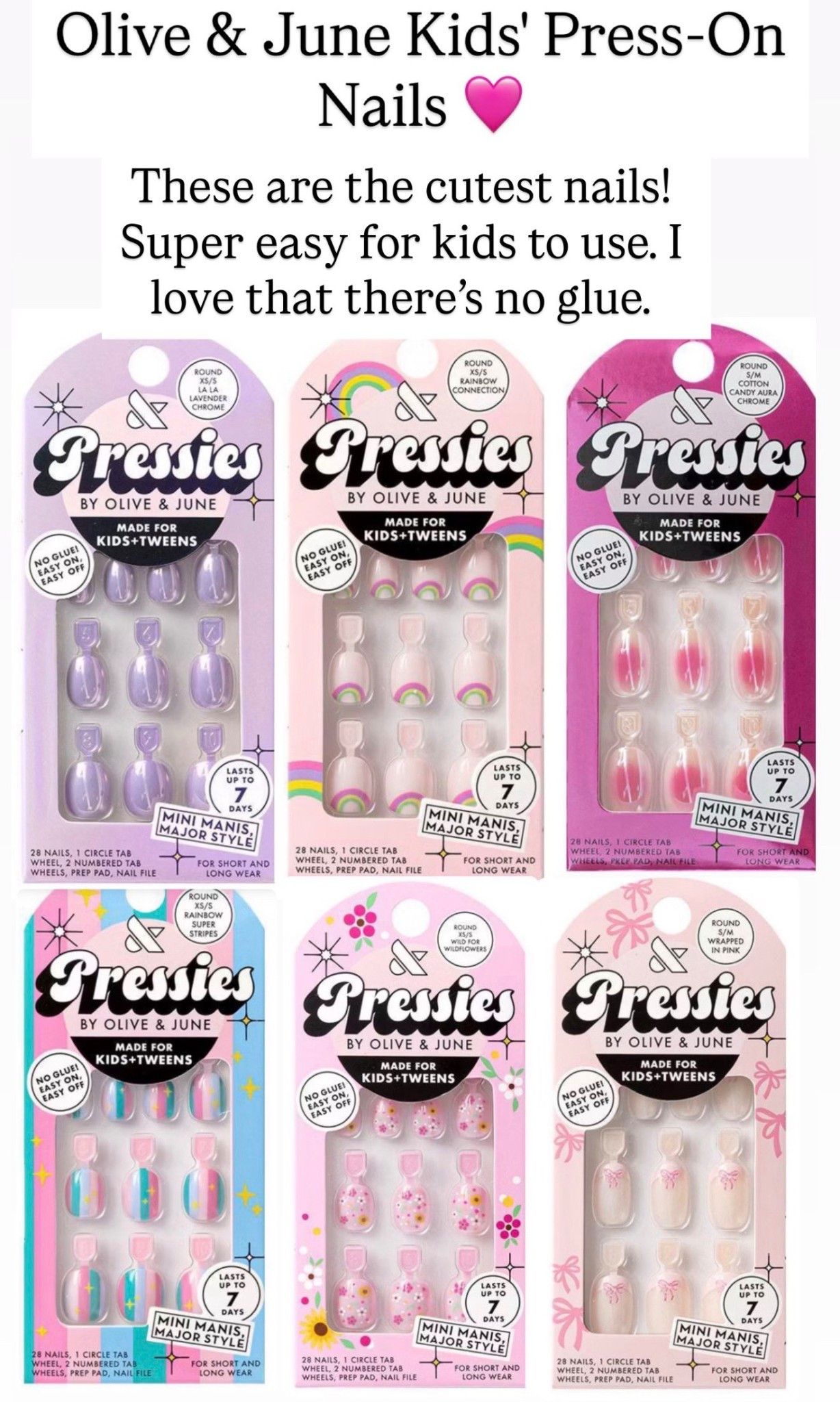 Press on nails for girls 

#LTKBeauty