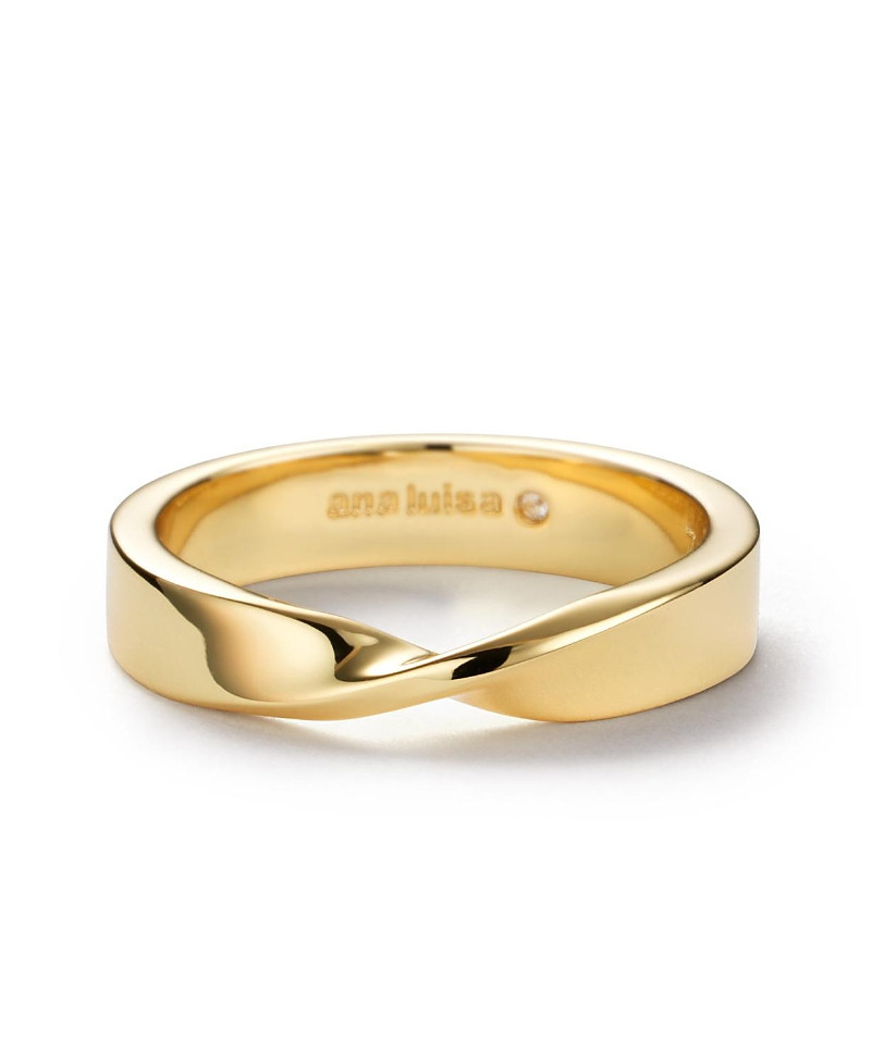 Ana Luisa Gold Band Ring - Eliora | Bloomingdale's (US)